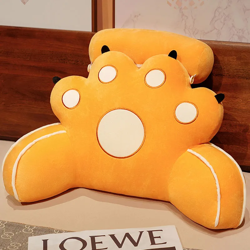 Soft Cat Paw Reading Pillow