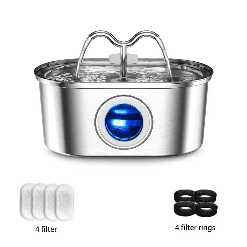 Stainless Steel Cat Water Fountain