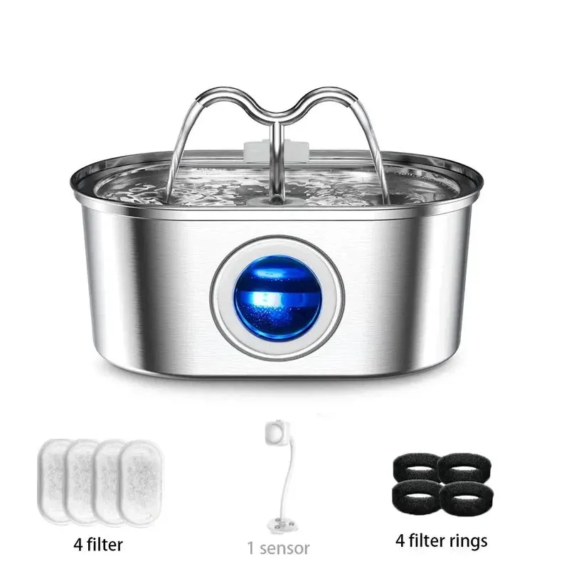 Stainless Steel Cat Water Fountain