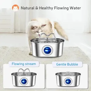 Stainless Steel Cat Water Fountain