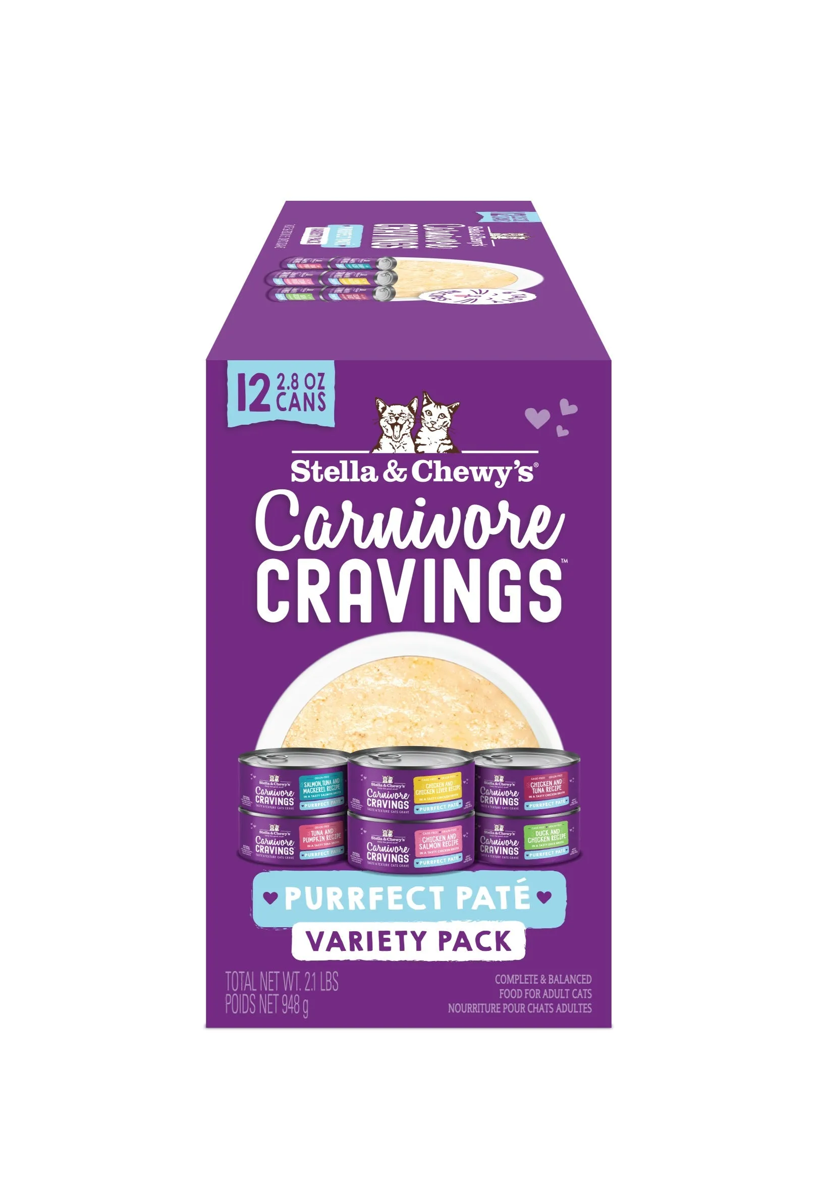 Stella & Chewy's Carnivore Cravings Purrfect Pate Variety Pack