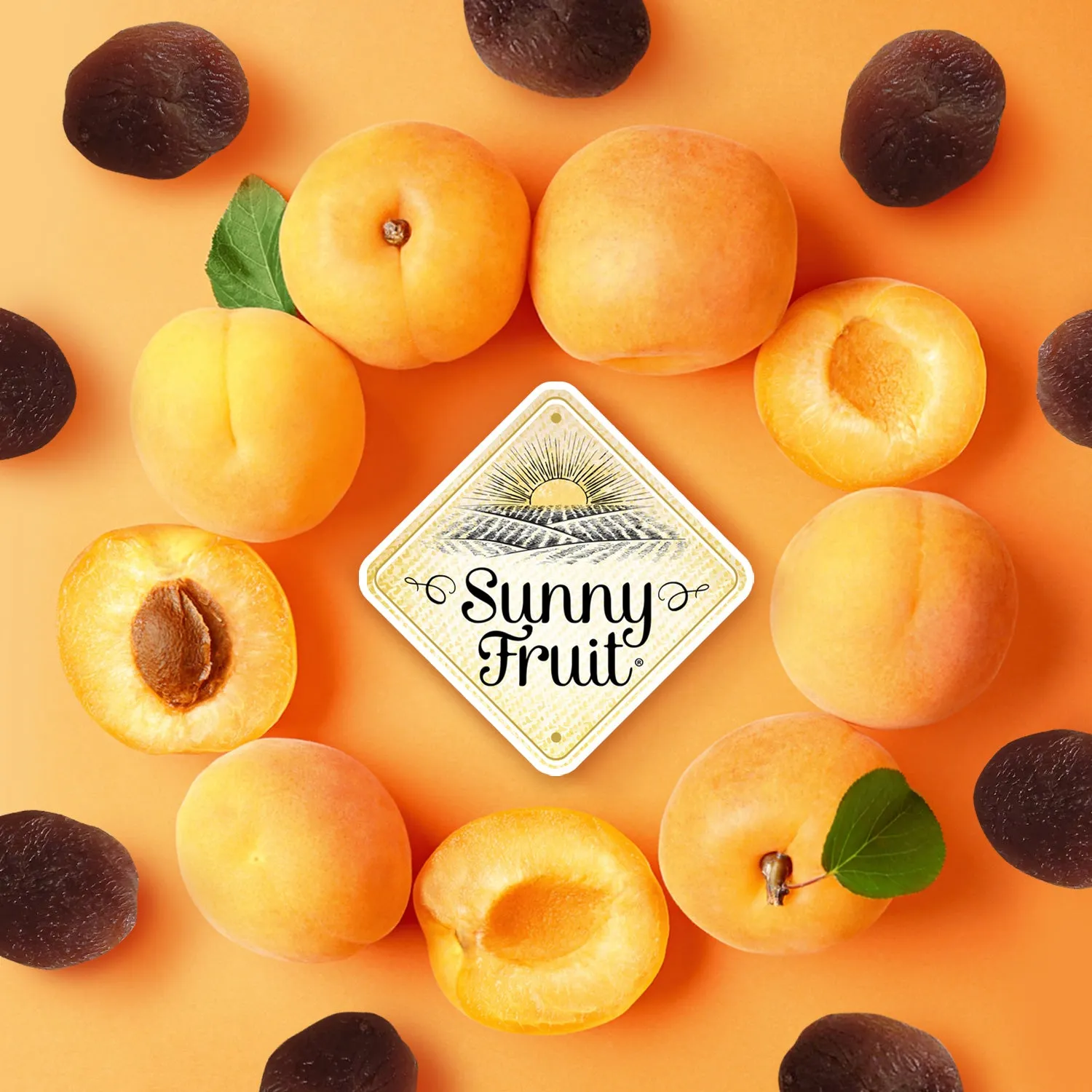 Sunny Fruit Organic Dried Apricots 50g