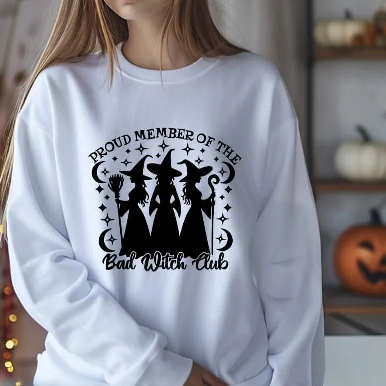 The Bad Witch Club DTF Transfer