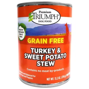 Triumph Grain Free Turkey and Sweet Potato Canned Dog Food