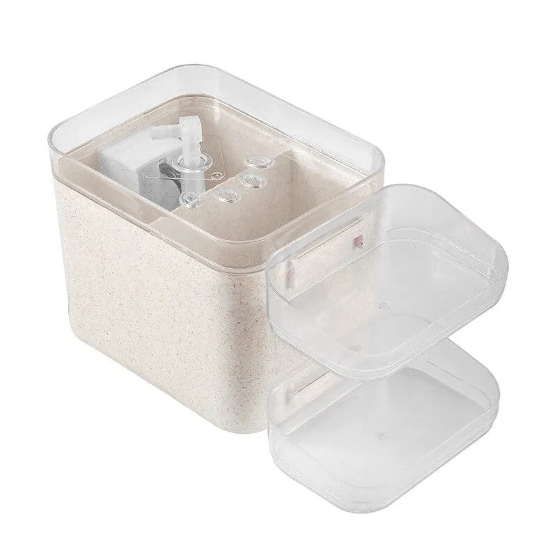 Water Fountain With Food Bowl