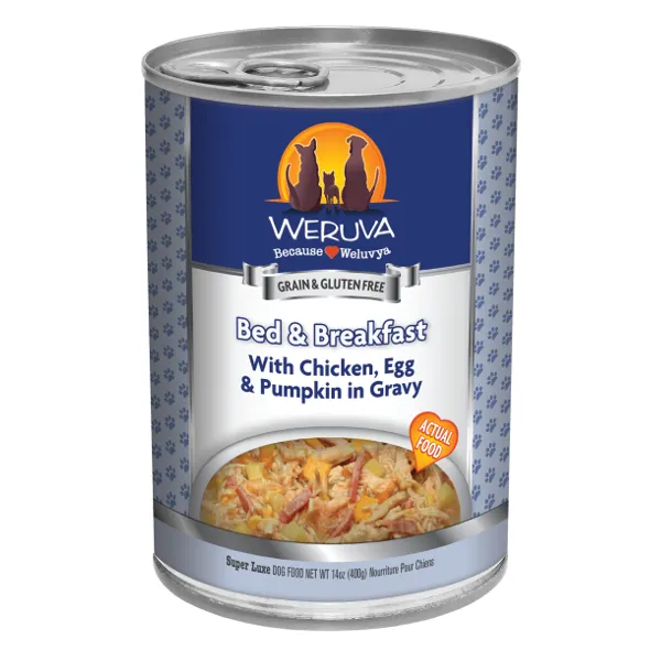 Weruva Bed & Breakfast with Chicken, Egg, & Pumpkin in Gravy Canned Dog Food