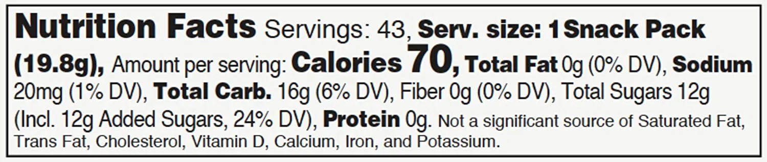 YumEarth Fruit Snacks: 60 bags